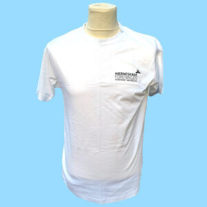 T-Shirt Hvid med Logo – One Size